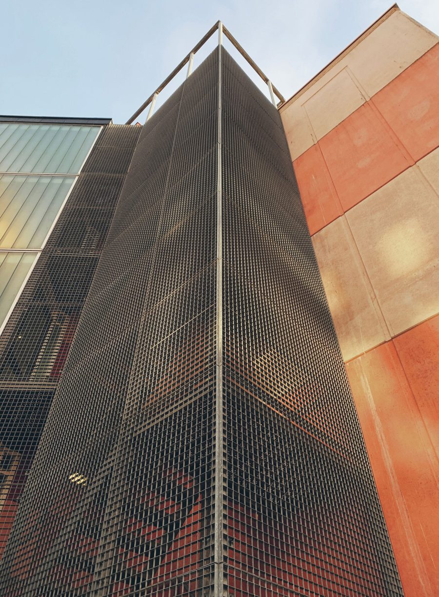 Expanded metal facade mesh by AZTRO