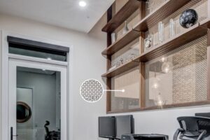 Transforming Spaces with Light and Texture Using Wire Mesh Drapery