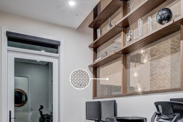 Transforming Spaces with Light and Texture Using Wire Mesh Drapery Transforming Spaces with Light and Texture Using Wire Mesh Drapery