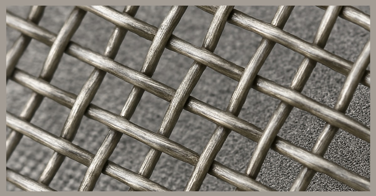 Woven wire mesh filtration