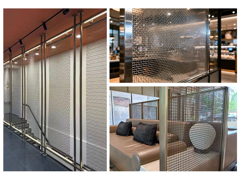 Decorative mesh for interiors