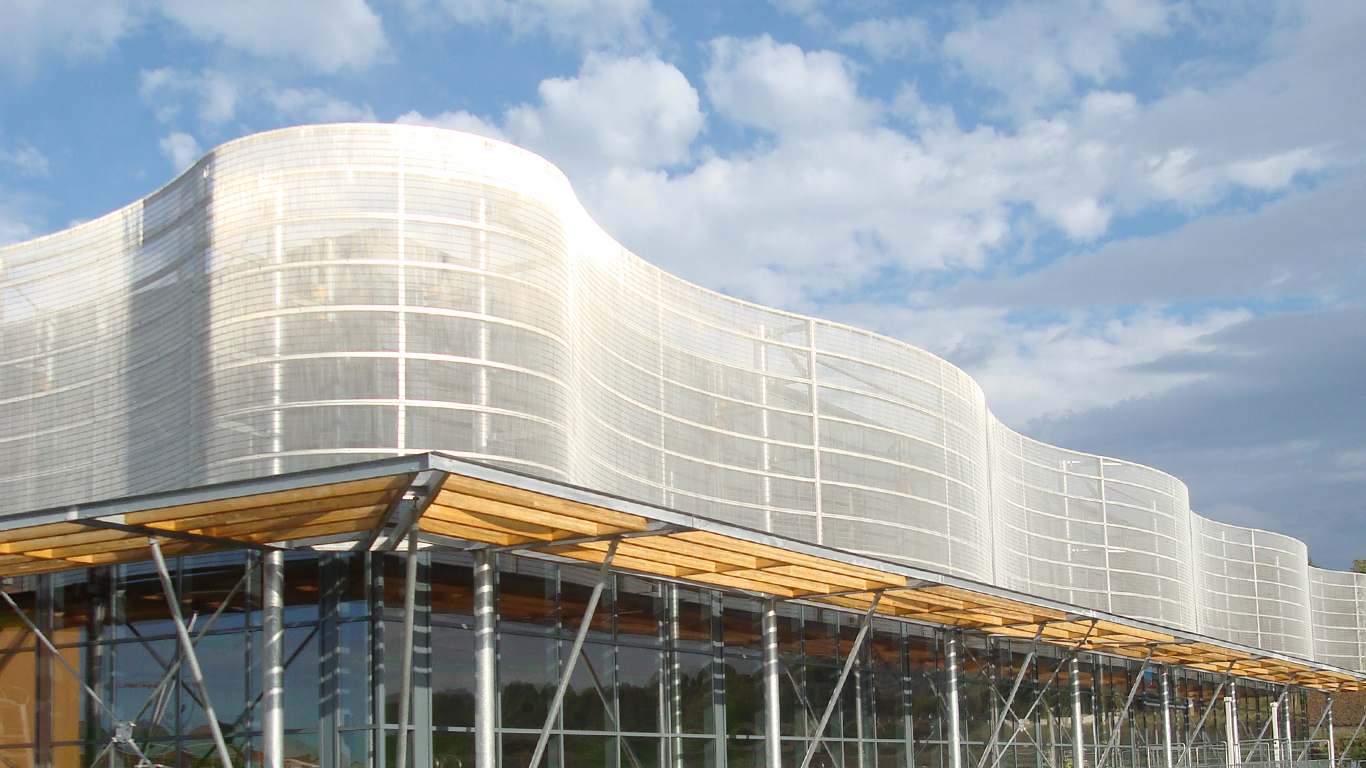 decorative aluminium chain link mesh partition design