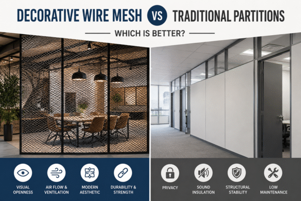 decorative wire mesh panels