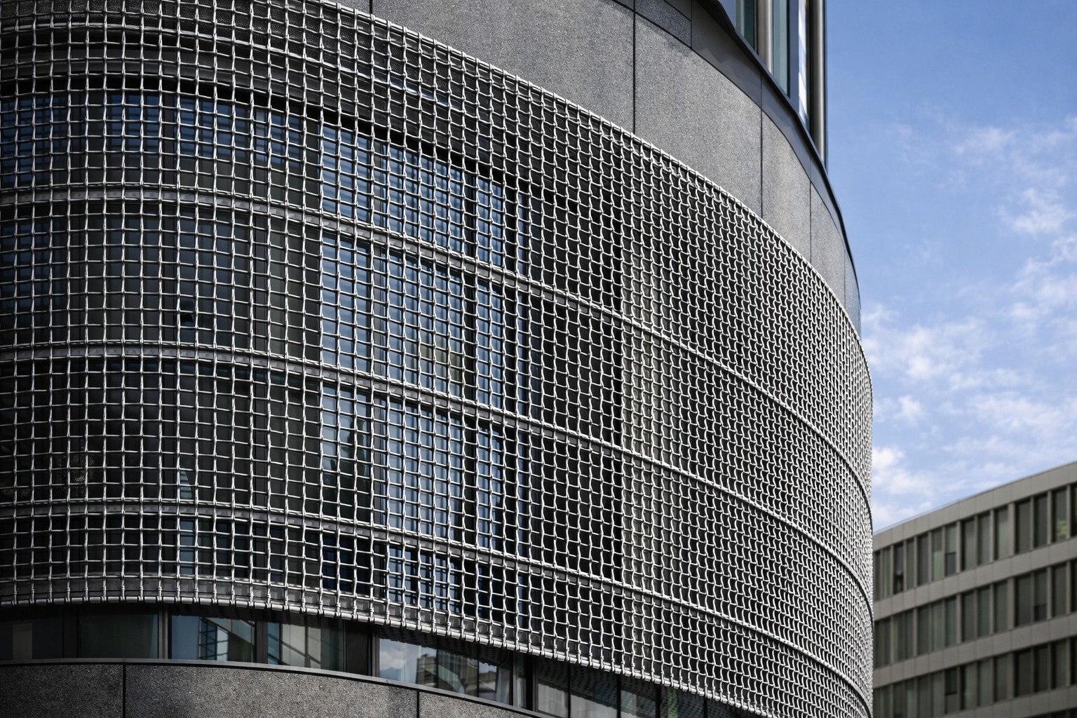 Decorative Mesh Zain Corporation-Crimped Wire Facade Mesh